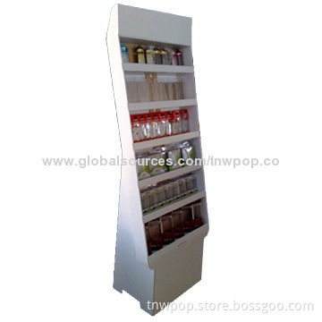 Fashionable floor display stands, can show various items together, customized sizes/designs accepted